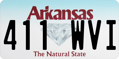 AR license plate 411WVI