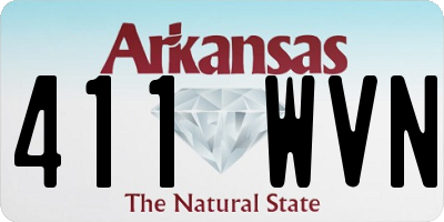 AR license plate 411WVN