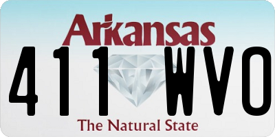 AR license plate 411WVO