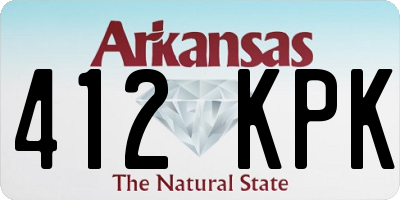 AR license plate 412KPK