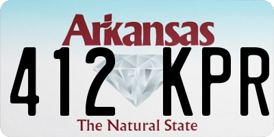 AR license plate 412KPR