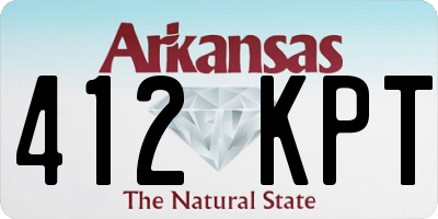 AR license plate 412KPT