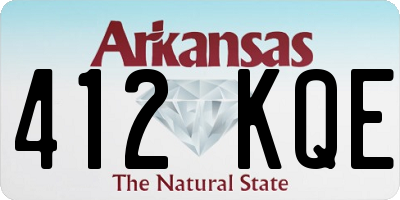 AR license plate 412KQE