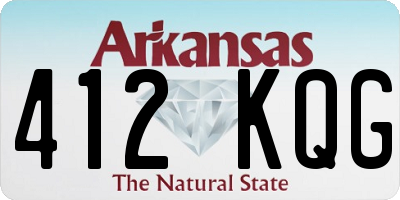 AR license plate 412KQG