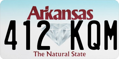 AR license plate 412KQM