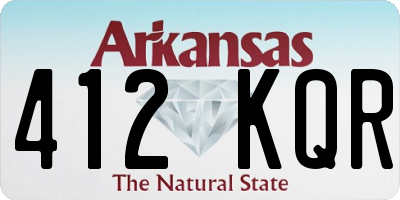 AR license plate 412KQR