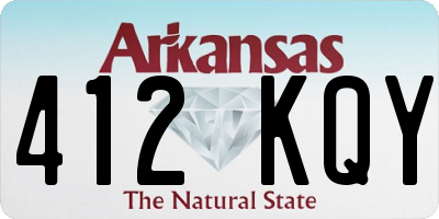 AR license plate 412KQY