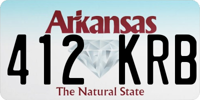 AR license plate 412KRB