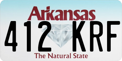 AR license plate 412KRF