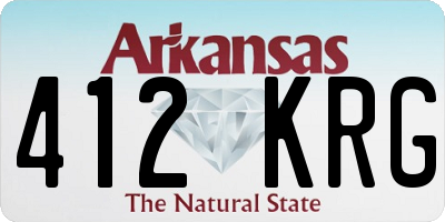 AR license plate 412KRG