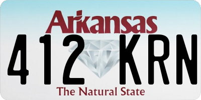 AR license plate 412KRN