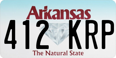 AR license plate 412KRP