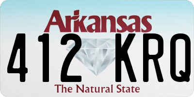 AR license plate 412KRQ