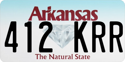 AR license plate 412KRR