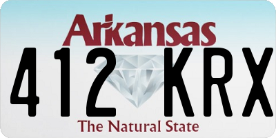 AR license plate 412KRX