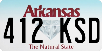 AR license plate 412KSD