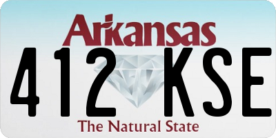 AR license plate 412KSE
