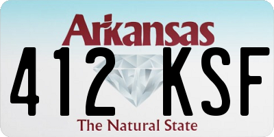 AR license plate 412KSF