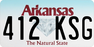 AR license plate 412KSG