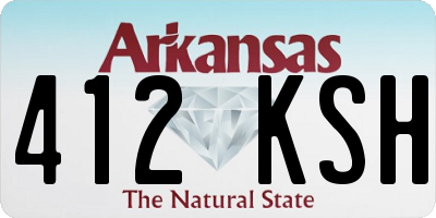 AR license plate 412KSH