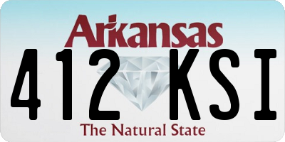 AR license plate 412KSI