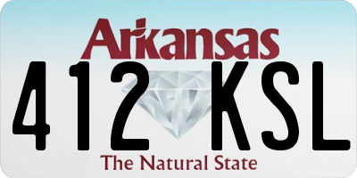 AR license plate 412KSL