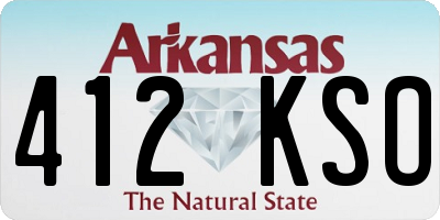 AR license plate 412KSO