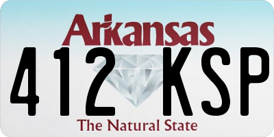 AR license plate 412KSP