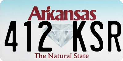 AR license plate 412KSR