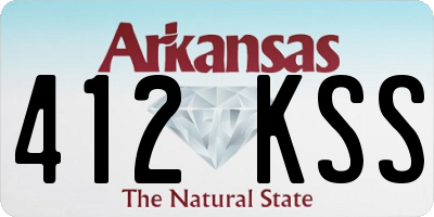 AR license plate 412KSS