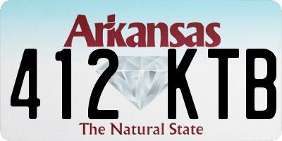 AR license plate 412KTB
