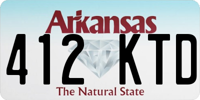 AR license plate 412KTD