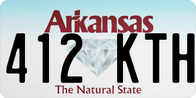 AR license plate 412KTH