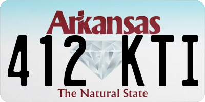 AR license plate 412KTI