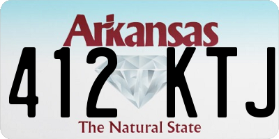 AR license plate 412KTJ