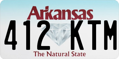 AR license plate 412KTM