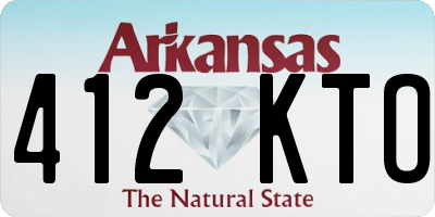 AR license plate 412KTO