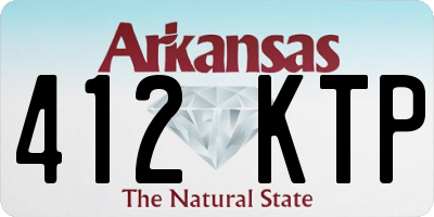 AR license plate 412KTP