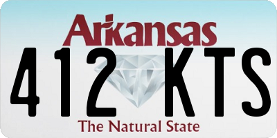 AR license plate 412KTS