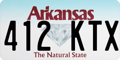 AR license plate 412KTX