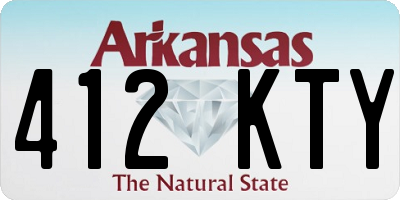 AR license plate 412KTY