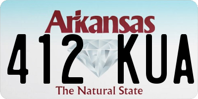 AR license plate 412KUA