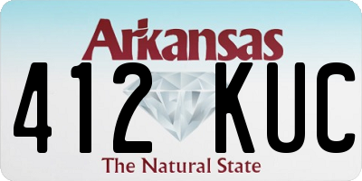 AR license plate 412KUC
