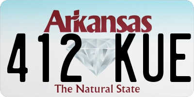 AR license plate 412KUE