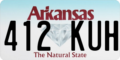 AR license plate 412KUH