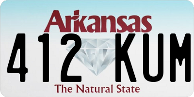 AR license plate 412KUM