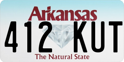 AR license plate 412KUT