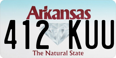 AR license plate 412KUU