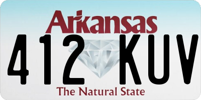 AR license plate 412KUV