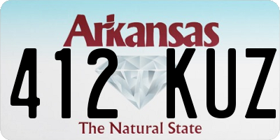 AR license plate 412KUZ